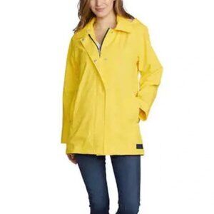Pendleton Yellow Women's Rain Jacket with Rainbow Plaid Lining